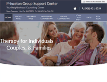 Tablet Screenshot of princetongroupsupportcenter.com